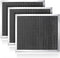 Cenipar 97007696 Charcoal Odour Filter for Range vent hood (8 3/4" X 10 1/2" X 3/8")-3 Pack