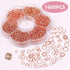 YAKA 1600Pcs 6 Different Sizes Open Jump Rings,5mm 6mm 7mm 8mm 9mm 10mm Ring Jewelry Keychain for Jewelry Making Accessories,1Pcs Jump Ring Open/C...