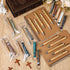 Gueevin 20 Sets Christian Gift Bulk Bible Verse Bamboo Pens Christian Bookmarks and Scripture Silicone Keychains Inspirational Ballpoint Pens Reli...