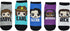 The Walking Dead Lowcut Socks (5 Pair) - Novelty Gift Low Cut Socks - Fits Ladies Shoe Size 4-10...