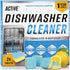 Dishwasher Cleaner And Deodorizer Tablets - 24 Pack Deep Cleaning Descaler Pods for Dish Washer Machine, Heavy Duty, Septic Safe, Natural Limescal...