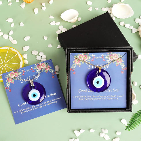 choice of all Evil Eye Necklace Blue Eye Necklace for Teen Girls Trendy Stuff Turkish Lucky Necklace Under 5 Dollar Gifts Womens Jewelry Clearance...