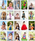 20 Pack 2.5 X 3.5" Magnetic Picture Frames for 2 1/2 X 3 1/2 Inch Photo Slam Proof Plastic Refrigerator Insert Holder Sleeve Pocket by Freeze-a-fr...