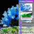 MyLifeUNIT Fish Tank Decorations, 15 Pack Artificial Aquarium Plants Tree Set for Fish Tank Decor (Bule Set)...