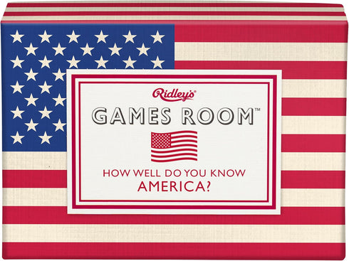 Ridley’s How Well Do You Know America Trivia Card Game – Quiz Game for Kids and Adults – 2+ Players – Includes 140 Unique Questions Cards – Fun Fa...