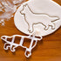 Set of 2 German Shepherd cookie cutters (Designs: Face & Body), 2 pieces - Bakerlogy...