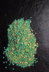Art Craft Glitter, 3mm Star Sequins Confetti for Nail Art,Slime Supplies, Resin Craft, Home Decoration DIY Cards - 0.35oz (Golden Green)...