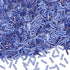 4000pcs Bugle Beads, Embroidery Tube Beads for Jewelry Making, Small Long Beads for Craft DIY Bracelet Necklaces Supplies, 7x2mm,blue...