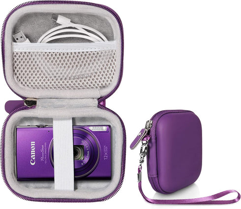 Digital Camera Case for CAMKORY, Fulealfly, Lecran, Sony W800/S, DSCW830; Canon PowerShot ELPH360 HS/ 360/350 HS/350/310/190/180; Kodak PIXPRO Fri...