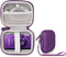 Digital Camera Case for CAMKORY, Fulealfly, Lecran, Sony W800/S, DSCW830; Canon PowerShot ELPH360 HS/ 360/350 HS/350/310/190/180; Kodak PIXPRO Fri...