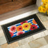 Evergreen Sassafras Spring Gerbera Bouquet Interchangeable Entrance Doormat | Indoor and Outdoor | 22-inches x 10-inches | Non-Slip Backing | All-...