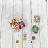 20pcs Small Plastic Storage Boxes Square Clear Containers with Lids Craft Organizers for Small Items, Bead, Jewelry, Office Supplies, 5 Sizes...