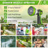 AUTOMAN Garden Hose Nozzle - 2 Pack, Thumb Control Sprayer, Slip-Resistant Water Nozzle, Extra 4 Washers, for Watering Plants Lawn & Garden, Clean...