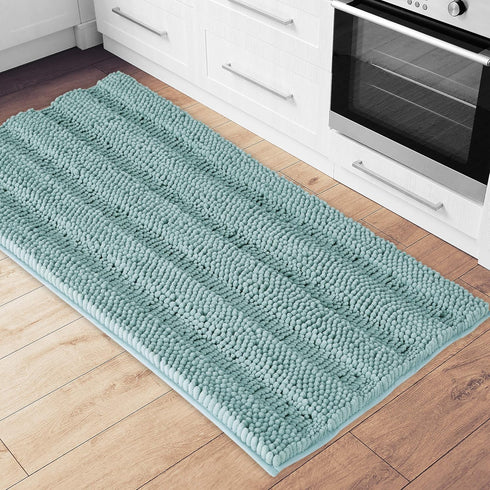 NICETOWN Bath Mats Shower Rugs Slip-Resistant Extra Absorbent Soft and Fluffy Thick Bath Mats, Non-Slip Microfiber Shag Floor Mats, Dry Fast Water...