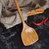 FJNATINH Wooden Spatula with Long Handle for Cooking Kitchen Cookware...