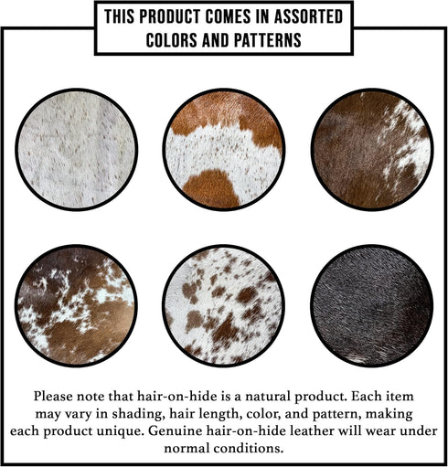 Stallion Head Keychain Handmade from Full Grain Leather - Furry...