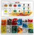 EPAuto 220 Pieces - Assorted Car Truck Mini & Standard Blade Fuse Set (5/7.5/10 / 15/20 / 25/30 AMP)...