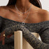 Silver Layered Necklaces for Women, Stackable Dainty Silver Choker Necklaces for Women Trendy Layering Circle Bar Pendant Chain Necklace Fashion J...