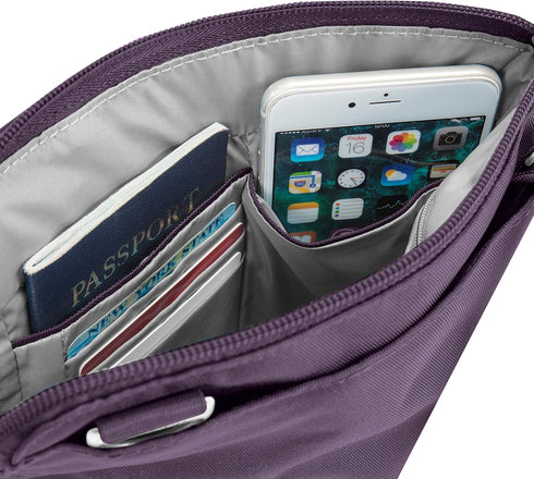 Travelon Anti-theft Classic Slim Double Zip Crossbody...