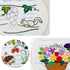 Maydear 3 Pack Embroidery Starter Kit with Pattern, Stamped Cross Stitch Kits for Beginners Adults with Embroidery Hoop and Instructions, Hand Emb...