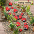 Gerrii 18 Pcs Small Resin Ladybugs Garden Decor Stones Holiday Ladybug Garden Yard Decorations Outdoor 4 Size Ladybug Mom Gifts Lady Bugs Yard Dec...