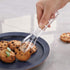 New Star Foodservice 35582 High Heat Plastic, Straight Edge Utility Tong, 6", Clear, Set of 12...