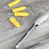 Chef Craft Select Plastic Corn Cob Dishes with Holders, 8.5 inch 2 dishes 4 corn cob holders, Yellow...