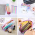 EzPacking Holographic Clear Makeup Pouch/Cute Iridescent Cosmetic Organizer/Sparkly Glittery Women’s Toiletries Holder/Transparent Ladies Zipper B...