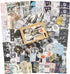 Knaid 200 Pieces Vintage Ephemera Pack Decoupage Paper Junk Journal Kit Scrapbook Planner Sticker Supplies for Art Journaling Bullet Journals Coll...