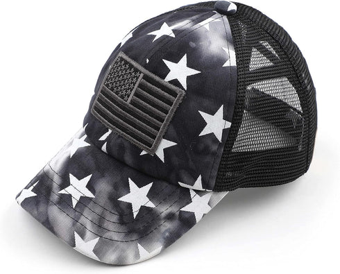 C.C Ponycap Messy High Bun Ponytail Adjustable Mesh Trucker Baseball Cap Hat...