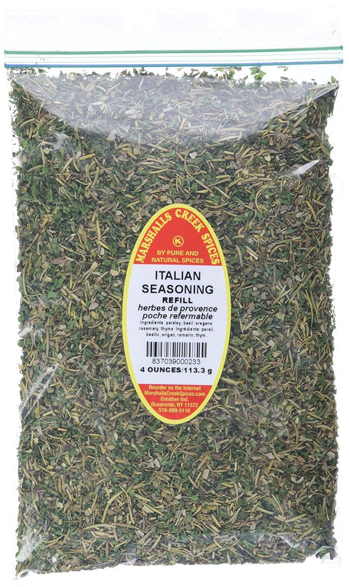 Marshall’s Creek Spices Italian Seasoning Refill, 4 Ounce...