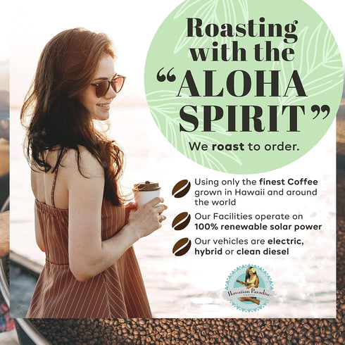 Hawaiian Paradise Coffee Chocolate Macadamia Nut Ground Coffee 12oz Bag, 100% Arabica Beans, Premium Rich Flavored, Finest Beans...