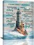 Lighthouse Wall Art Nautical Decor Coastal Ocean Pictures Wall Decor Lighthouse Christian Scriptures Canvas Painting Prints I Can Only Imagine Mod...