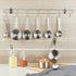 Lucky Plus Stainless Steel Measuring Spoons Set 18/8(304) Steel Material Heavy Duty 9 Measuring Spoons (10ml & 20ml) and 1 Leveler and 1 Ring Tota...