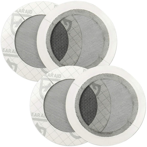 GEAR AID Tenacious Tape Mesh Patches for Repairing Holes in Tents, Bug Screens, Mosquito Netting, No-See-ums and More, 3” Rounds, 4 Patches...