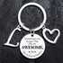 Sometimes You Forget You're Awesome Letter Keyring Encouragement Initial Alphabet Keychain Inspirational Keychain...