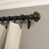 Decopolitan 1-Inch Urn Single Window Treatment Rod Set, 18 to 36-Inch, Antique Bronze...