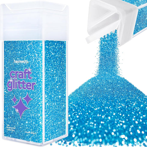 Hemway Craft Glitter Shaker 130g / 4.6oz Glitter for Arts, Crafts, Resin, Tumblers, Nails, Painting, Decoration, Festival, Cosmetic, Body - Ultraf...