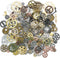 BigOtters 200 Gram Antique Steampunk Gear,Mix Steampunk Wheel Alloy Gear Pendants Charms for Crafting Jewelry Making...