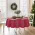 Lintex Little Christmas Trees Plaid Cotton Christmas Napkins, Red and Green Country Tree Woven Holiday Fabric, Easy Care Cotton Weave, Set of 4 Na...