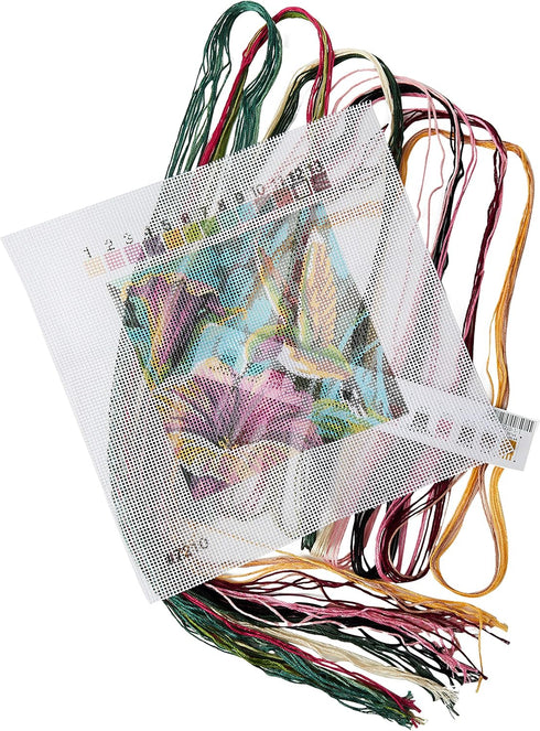 Dimensions Needlepoint Kit, Hummingbird Needlepoint, 5'' W x 5'' H, Various...