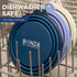 Large Collapsible Dog Bowl 1000 mL, Sturdy Reinforced Rim, includes Carabiner & Water Bottle Holder Keychain, Black...