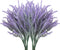 10 Bundles Fake Flowers Artificial Lavender Faux Plastic Plants Purple Flowers for Home Decor Wedding Kitchen Garden Patio Porch Window Box Office...