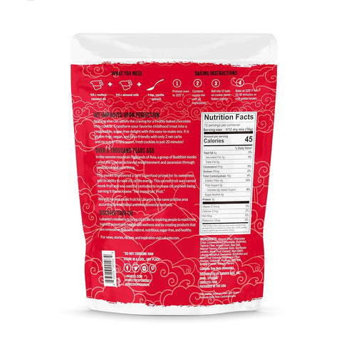Lakanto Sugar Free Chocolate Chip Cookie Mix - Sweetened with Monk Fruit Sweetener, Gluten Free, Keto Diet Friendly, Vegan, 2g Net Carb, Almond Fl...