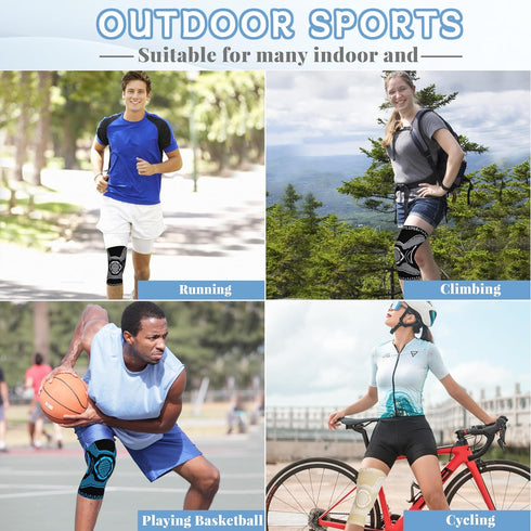 Bpluma Knee Brace for Knee Pain Men and Women, Knee Compression Sleeve for Torn Meniscus, Arthritis, Joint Pain?Knee Support for Working Out, Runn...