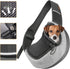 FDJASGY Pet Sling Carrier for Small Dogs Cats,Breathable Mesh Travelling Hand Free Puppy Backpack with Pouch and Adjustable Strap Carrier...