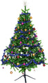 Christmas Tree Royal Blue Tinsel Garland Metallic Streamers Celebrate a Holiday Hanukkah Party Happy New Year Party Ceiling Hanging Decorations In...