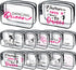 Cosmetic Bag PVC Dance Gift Bulk Bag 12 Pcs 7.1 * 4.7 * 2.4 IN Clear Zipper Toiletry Makeup Bag For Dance Team Girls Women Dance Competition Gifts...