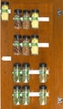 Simple Houseware Spice Gripper Clips Strips Cabinet Holder - 4 Strips, Holds 20 Jars, White...