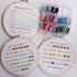Bonroy Beginners Embroidery Stitch Practice kit, 3 Sets Embroidery Kit to Learn 30 Different Stitches for Craft Lover Hand Stitch with Embroidery ...